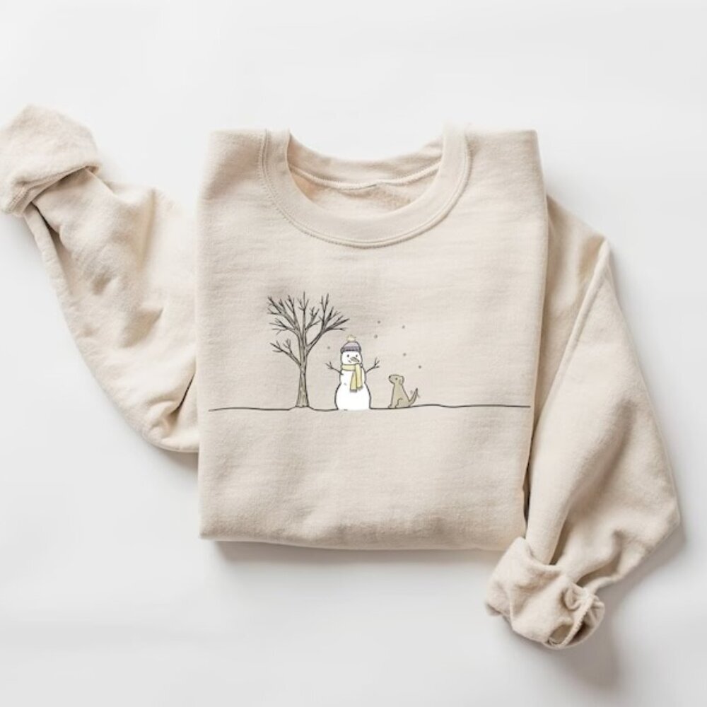 Christmas Snowman Sweatshirt Christmas Sweatshirt 24